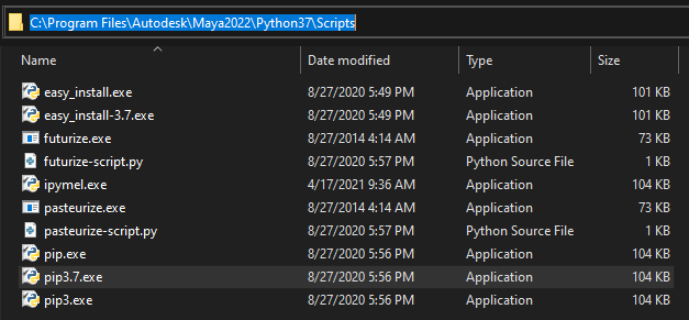 maya 2022 python 2.7