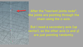 reorient joints node