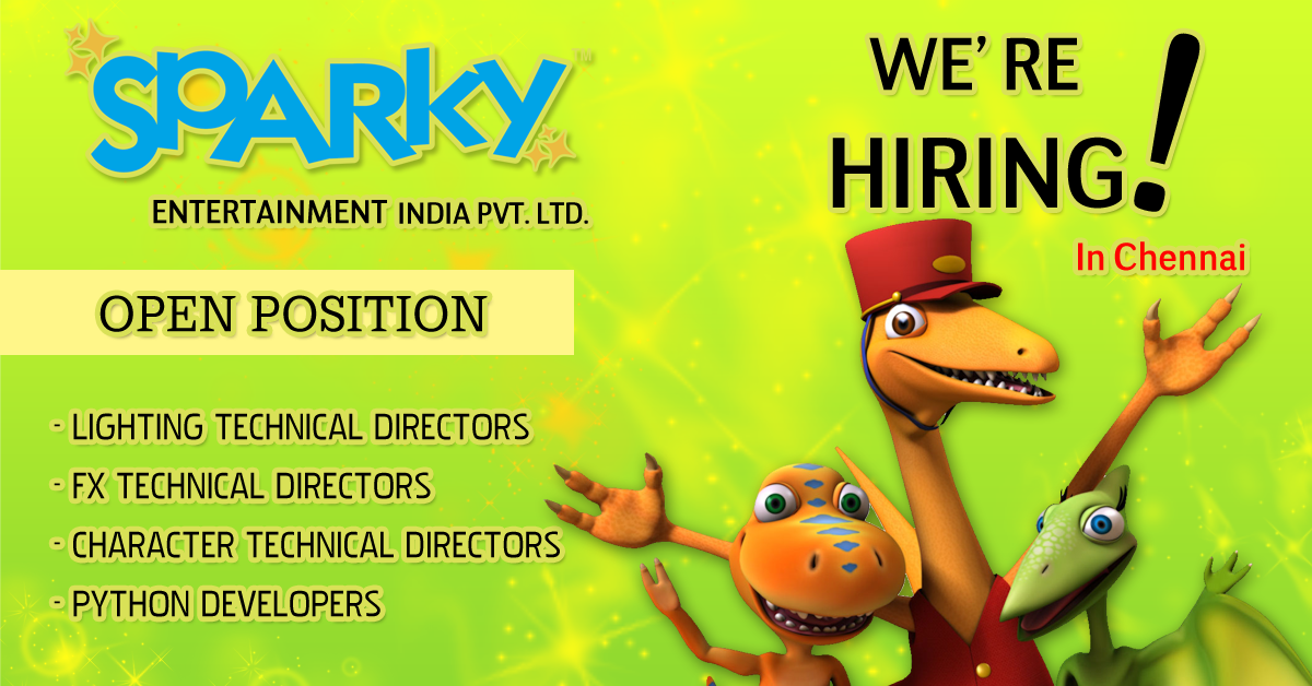 Sparky Entertainment (Chennai) is hiring Technical Directors - Employment -  